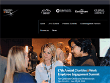 Tablet Screenshot of charitiesatwork.org